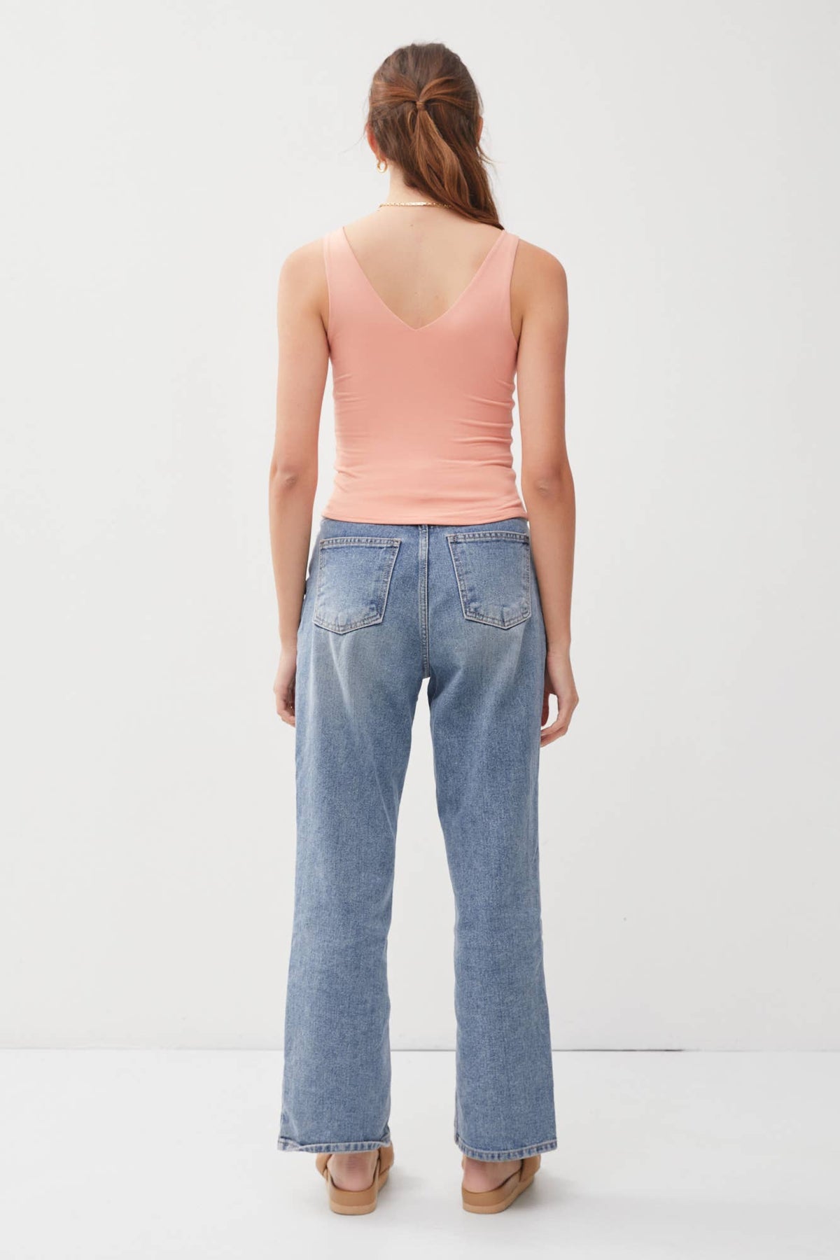 Basic Front & Back V-Neck Tank