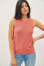 Load image into Gallery viewer, Round Neck Knit Sleeveless Top
