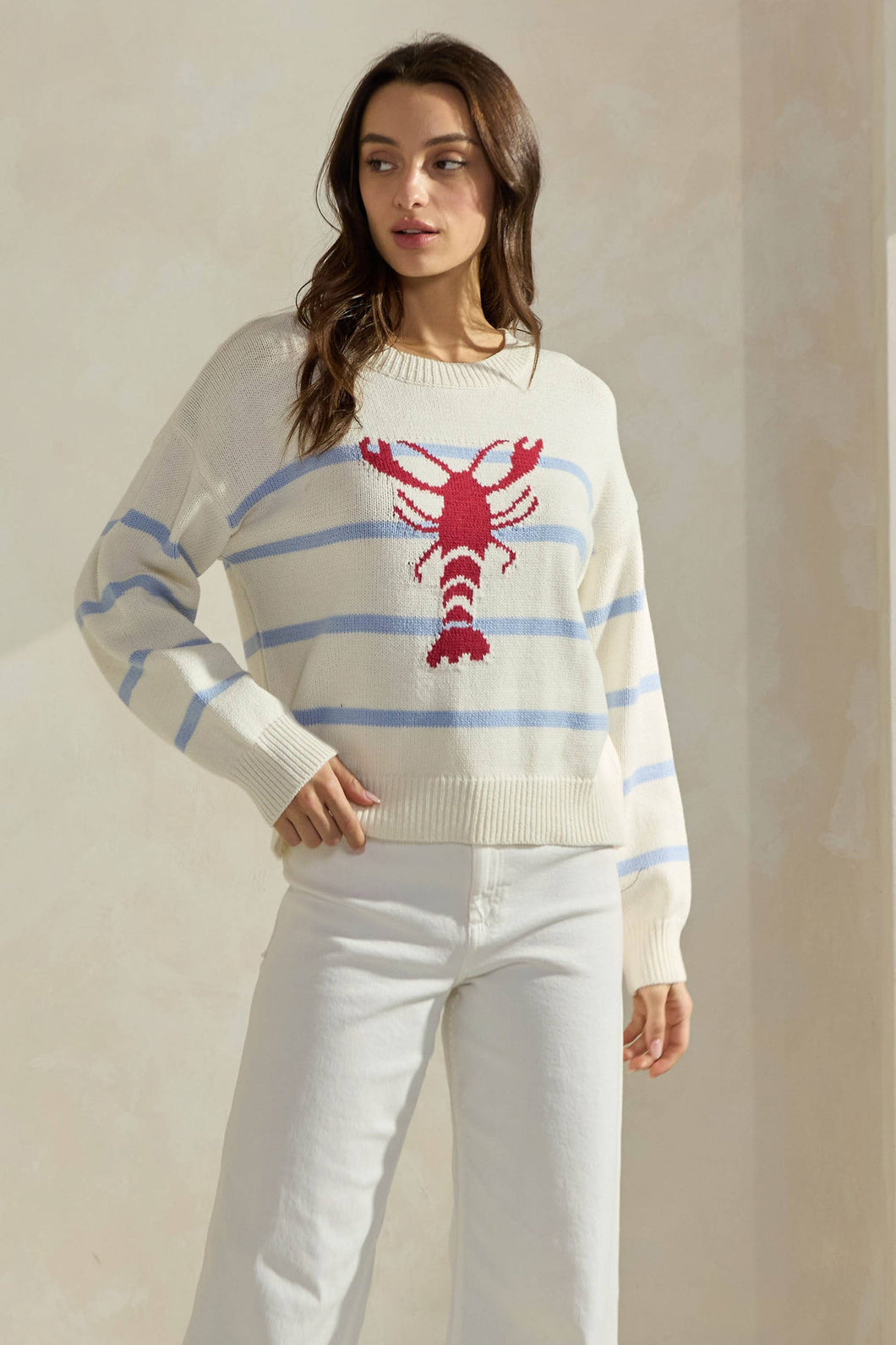Striped Lobster Sweater