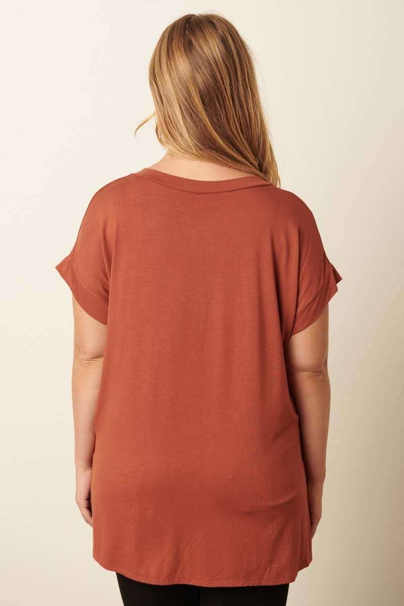 Bamboo V Neck Top