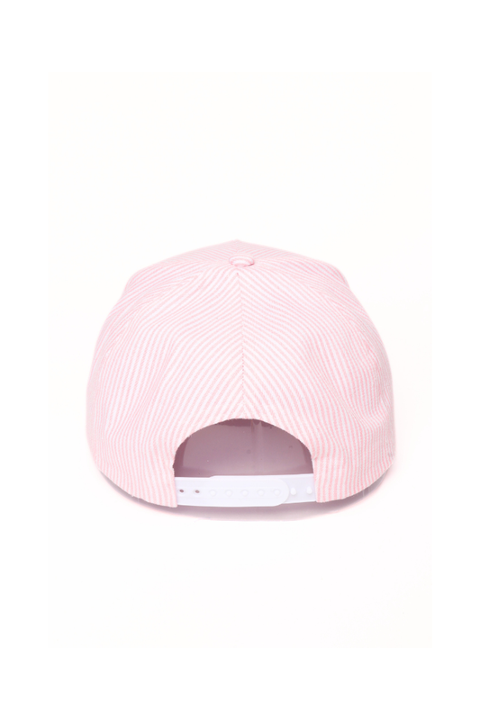 Crab Embroidered Stripe Hat