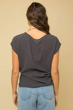 Load image into Gallery viewer, Front Knot Short Sleeve Top
