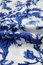 Load image into Gallery viewer, Floral Print Long Sleeve Notched Neck Top
