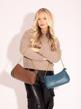 Load image into Gallery viewer, Juneau Chain Stitched Shoulder Bag
