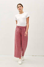 Load image into Gallery viewer, Acid Wash Cotton Drawstring Sweatpants
