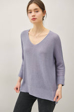 Load image into Gallery viewer, Dolman Sleeve Rolled Cuff Sweater
