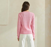Load image into Gallery viewer, Two Tone Boucle Front Pocket Sweater
