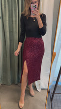 Load and play video in Gallery viewer, Sequin Midi Skirt
