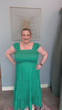 Load and play video in Gallery viewer, Silky Smocked Maxi Dress
