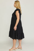 Load image into Gallery viewer, V-Neck Tiered Midi Dress
